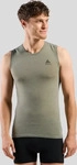 Odlo 112122-19600-S, Odlo Herren Merino PW 140 Seamless Bl Tanktop (Gr&ouml;&szlig;e S, gruen)