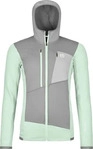 Ortovox 87204-63401-L, Ortovox Damen Fleece Grid Hoodie Jacke (Gr&ouml;&szlig;e L, gruen)