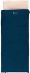 Outwell 230487-RECHTS, Outwell Contour Lux Schlafsack (Gr&ouml;&szlig;e max. 190cm , blau)