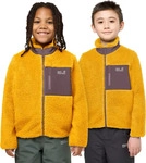 Jack Wolfskin 1609162-M0119-EU 116, Jack Wolfskin Ice Curl Kinder Fleecejacke gelb