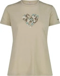 CMP 32T7166-P322-EU 40, CMP Print Damen T-Shirts beige Gr&ouml;&szlig;e M Trekking