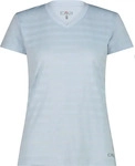 CMP 31T7666-L253-EU 48, CMP Striped Mesh Damen T-Shirts blau Gr&ouml;&szlig;e 3XL Trekking