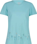 CMP 38T6656-E555-EU 34, CMP Print Damen T-Shirts tuerkis Gr&ouml;&szlig;e XXS Trekking