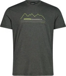 CMP 39T7527-F978-EU 58, CMP Cotton Print Herren T-Shirts grau Gr&ouml;&szlig;e 4XL Trekking