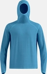 Odlo 542982-20418-L, Odlo Cubic Herren Hoodies blau Gr&ouml;&szlig;e L Trekking Elastisch male