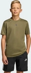 adidas KS5543-AETE-EU 116, adidas Train Essentials Logo Kinder T-Shirts oliv...