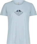 CMP 38T6656-L253-EU 34, CMP Print Damen T-Shirts blau Gr&ouml;&szlig;e XXS Trekking