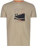 CMP 30T5057-P753-EU 56, CMP Print Funktions Herren T-Shirts beige Gr&ouml;&szlig;e 3XL