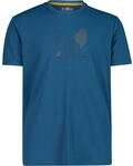 CMP 30T5057-N903-EU 58, CMP Print Funktions Herren T-Shirts blau Gr&ouml;&szlig;e 4XL...