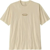 Patagonia 37870-UDNL-XS, Patagonia 95 Oval Logo Oversized Damen T-Shirts beige