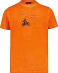 CMP 31T8444-C463-EU 98, CMP Boys Print Kinder T-Shirts orange Gr&ouml;&szlig;e 98 Lifestyle