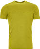 Ortovox 84048-60601-XXL, Ortovox Herren 150 Cool Mountain T-Shirt (Größe XXL, gelb)