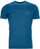 Ortovox 84048-52001-XL, Ortovox Herren 150 Cool Mountain T-Shirt (Größe XL, blau)