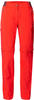 Vaude 42619-024-EU 38, Vaude Damen Farley Stretch Zo T-Zip II Hose (Größe S, rot)