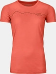 Ortovox 84049-32201-S, Ortovox Damen 150 Cool Mountain T-Shirt (Gr&ouml;&szlig;e S, orange)