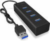 ICY BOX IB-HUB1409-U3, USB-Hub Icy Box USB-Hub 4x USB-A 3.0, USB-A 3.0 Stecker