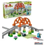 LEGO Duplo 10426 Eisenbahnbr&uuml;cke und Schienen &ndash; Erweiterungsset 10426
