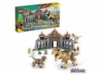 LEGO Jurassic World 76961 Angriff des T. Rex und des Raptors aufs Besucherzentrum