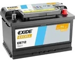 Exide EB712 Excell 12V 71Ah 670A Autobatterie
