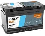 Exide EL800 Start-Stop EFB 12V 80Ah 720A Autobatterie