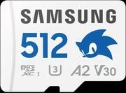 Samsung Sonic the Hedgehog&trade; microSDXC&trade; UHS-I Speicherkarte - 512 GB Wei&szlig;