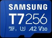 Samsung T7 microSDXC&trade; UHS-I Speicherkarte - 256 GB Blau