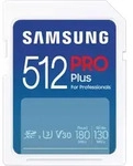 Samsung PRO Plus SDXCTM UHS-I Speicherkarte 512 GB mit USB-Kartenleser, 512 GB Weiß