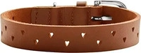Hunter RF18290, Hunter Halsband Aalborg Soul klassisches Hundehalsband Leder Cognac /