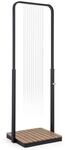 Blumfeldt Sumatra Breeze Square Gartendusche WPC Aluminium 70x55cm eckig 10036346