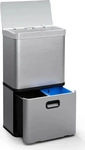 Klarstein 10046165, Klarstein Touchless Sensor-M&uuml;lleimer 56L Edelstahl Soft-Close 3