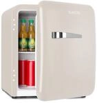 Klarstein Audrey Mini Retro-K&uuml;hlschrank 48l 2 Ebenen 10046048