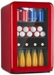 Klarstein PopLife Getr&auml;nkek&uuml;hler K&uuml;hlschrank 70 Liter 0-10 &deg;C Retro-Design LED