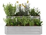 Blumfeldt High Grow Hochbeet | 2 Ebenen | wetterfest | rostfrei | robust | 405 L