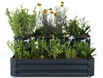 Blumfeldt High Grow Hochbeet | 2 Ebenen | wetterfest | rostfrei | robust | 405 L