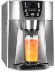 Klarstein Ice Volcano 2G Eismaschine LED 12kg je 24h 2l 6-12min silber 10030848