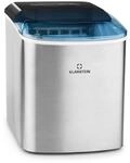 Klarstein On-The-Rocks Eismaschine LED | 12kg je 24h | 2.1l | Edelstahl schwarz