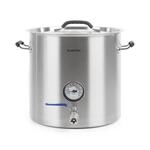 Klarstein Brauheld Pur 35 Maischekessel 35 Liter ohne Heizelement Edelstahl...