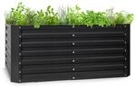 Blumfeldt High Grow Straight Hochbeet 120x60x60cm 432l Stahl 10035350