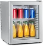 Klarstein Brooklyn 30 Mini-K&uuml;hlschrank Glast&uuml;r LED Ablage 10035226