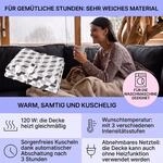 Klarstein Dr. Watson XXL Heizdecke 3 Stufen waschbar 200x180cm Mikropl&uuml;sch...