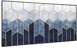 Klarstein Wonderwall Air Art Smart Infrarotheizung Blaue Linie 120x60cm 700W 10037909