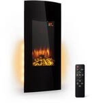 Klarstein Lamington Elektrokamin 2000 W LED-Flammen Heizl&uuml;fter Timer Ambientelicht