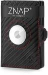 Slimpuro ZNAP Airtag Wallet 8 Karten M&uuml;nzfach 8,9 x 1,5 x 6,3 cm (BxHxT) RFID-Schutz