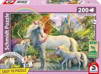 Schmidt Spiele Spiele-56540, Schmidt Spiele Puzzle Das Einhorn und seine Fohlen -