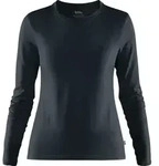FJ&Auml;LLR&Auml;VEN Abisko Wool LS W, Dark Navy, S