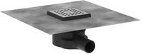 hansgrohe RainDrain Point Komplettset Punktablauf 100/100 Edelstahl geb&uuml;rstet,