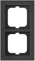 Busch-Jaeger Abdeckrahmen 2-fach schiefergrau - Busch-axcent&reg;&nbsp;pur (1722-290),