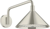 AXOR 26021800, AXOR Showers/Front Kopfbrause 240 2jet mit Brausearm Edelstahl Optic,