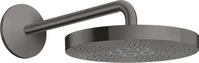 AXOR 48491340, AXOR One Kopfbrause 280 1jet mit Brausearm Brushed Black Chrome,