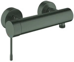 GROHE EH-Brausebatterie Essence 25252_1 Wandmontage hard graphite geb&uuml;rstet,